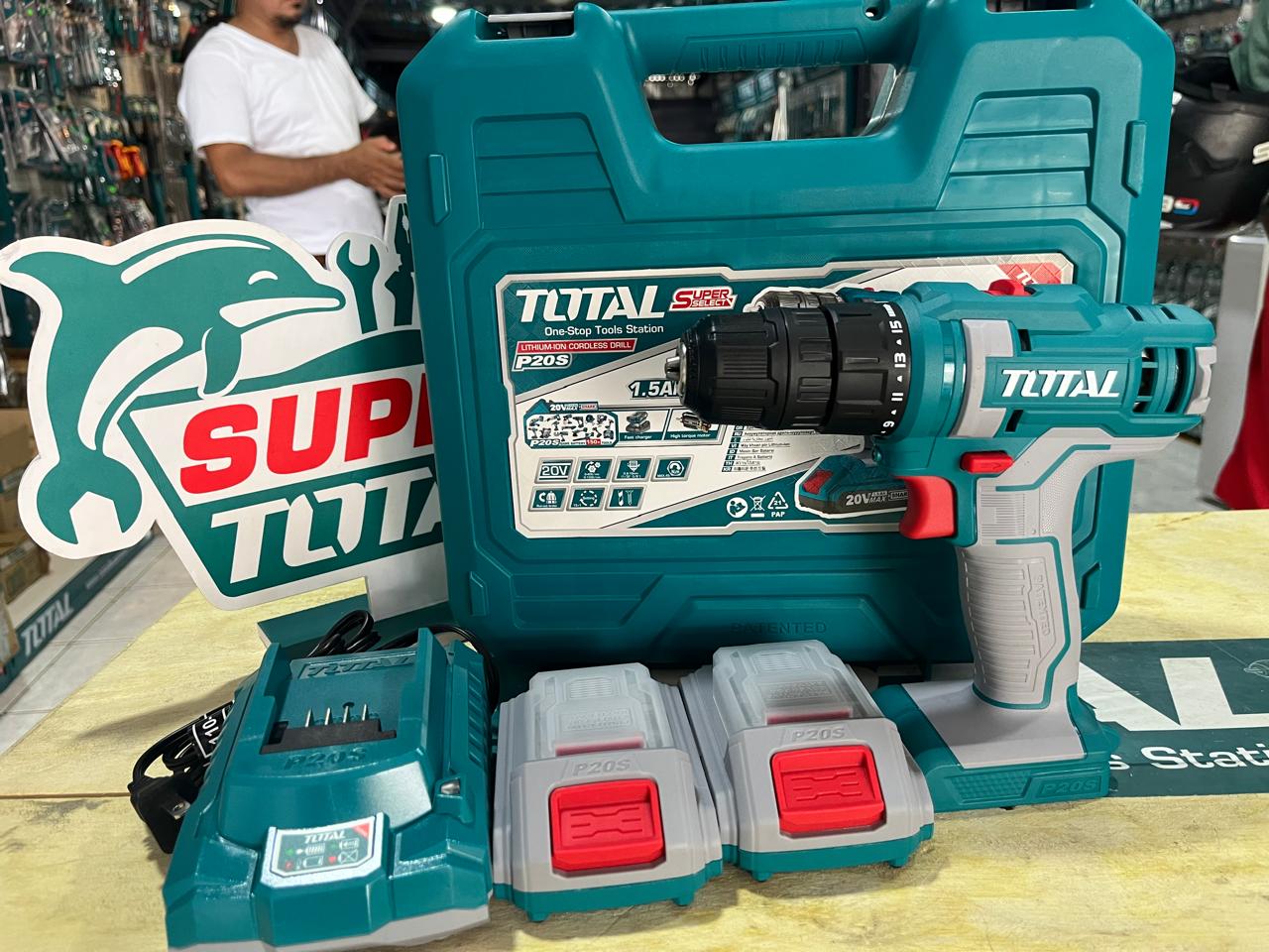 TALADRO INALAMBRICO 20V 3/8 1.5AH UTDLI20028